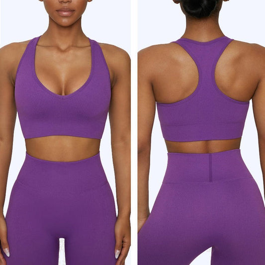 Sports bras and leggings